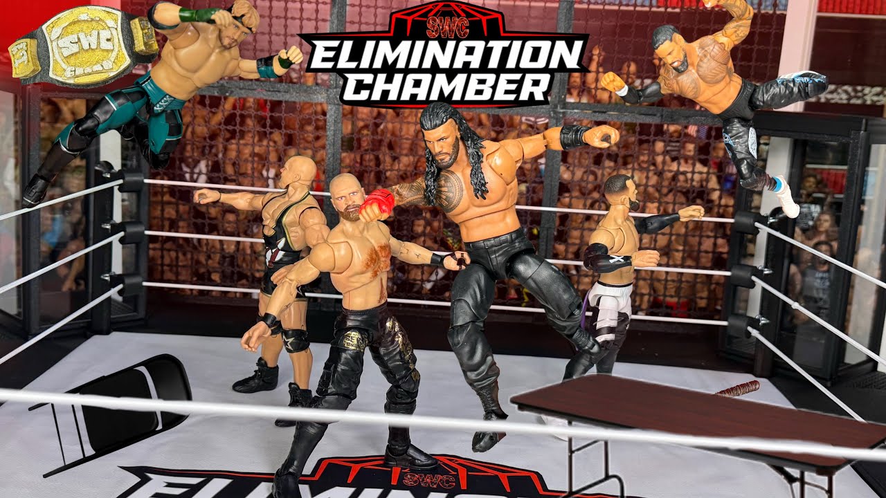 Матч фигурок Elimination Chamber 2025! Чемпионат SWC!