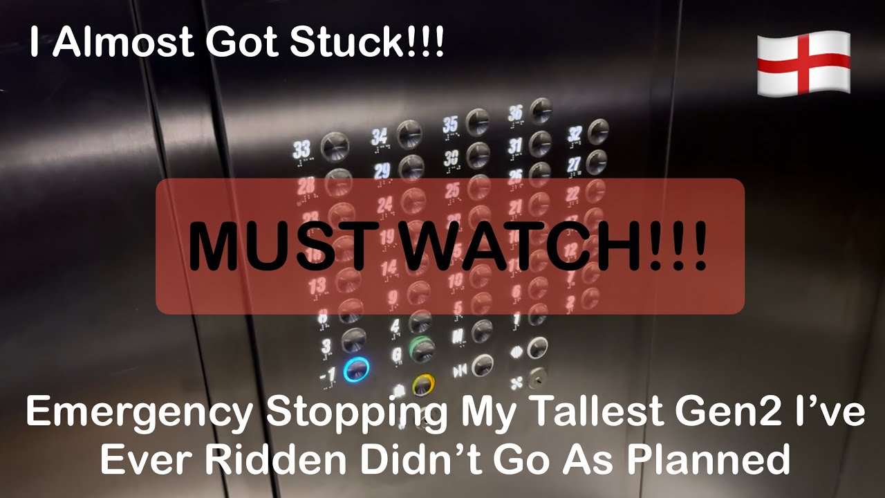 Emergency Stopping A 2.5 m/s Otis Gen2 For 38 Floors Almost Got Me Stuck!!!