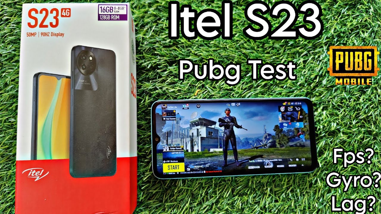 Itel S23 4G Pubg Test 2025 | PUBG MOBILE #pubgtest