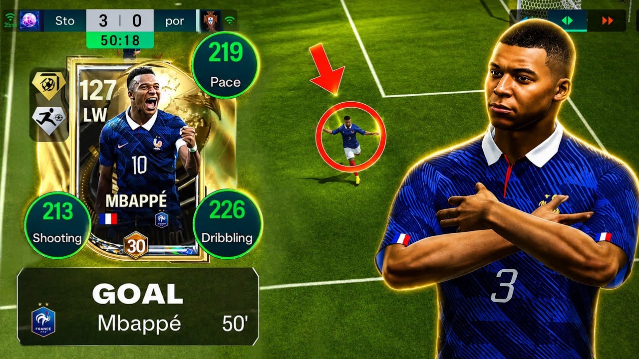 БЕСПЛАТНЫЙ ОБМЕН MBAPPE С OVR 122 И ОБЗОР ГЕЙМПЛЕЯ В FC MOBILE 26!!