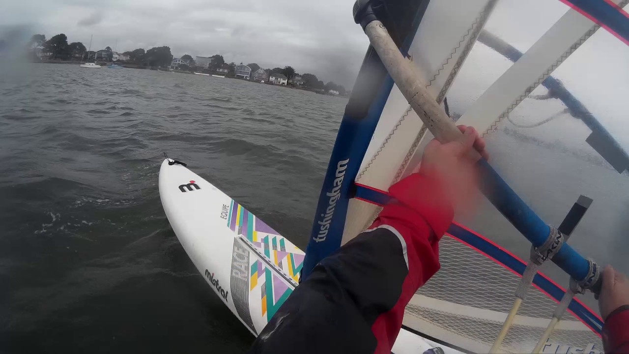 Trying an 8.0m on the Mistral Equipe (Windsurfing)- Pt2