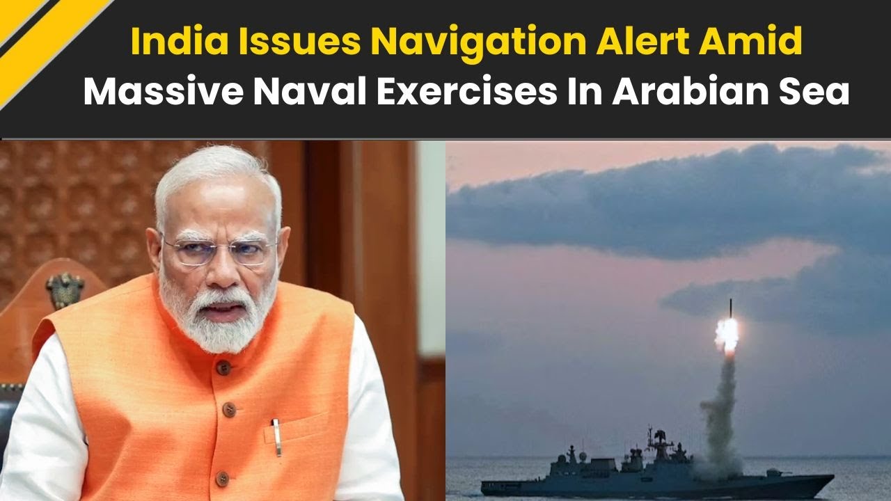 India Pakistan News: High Alert In Arabian Sea As India Launches Massive Naval Exercise
