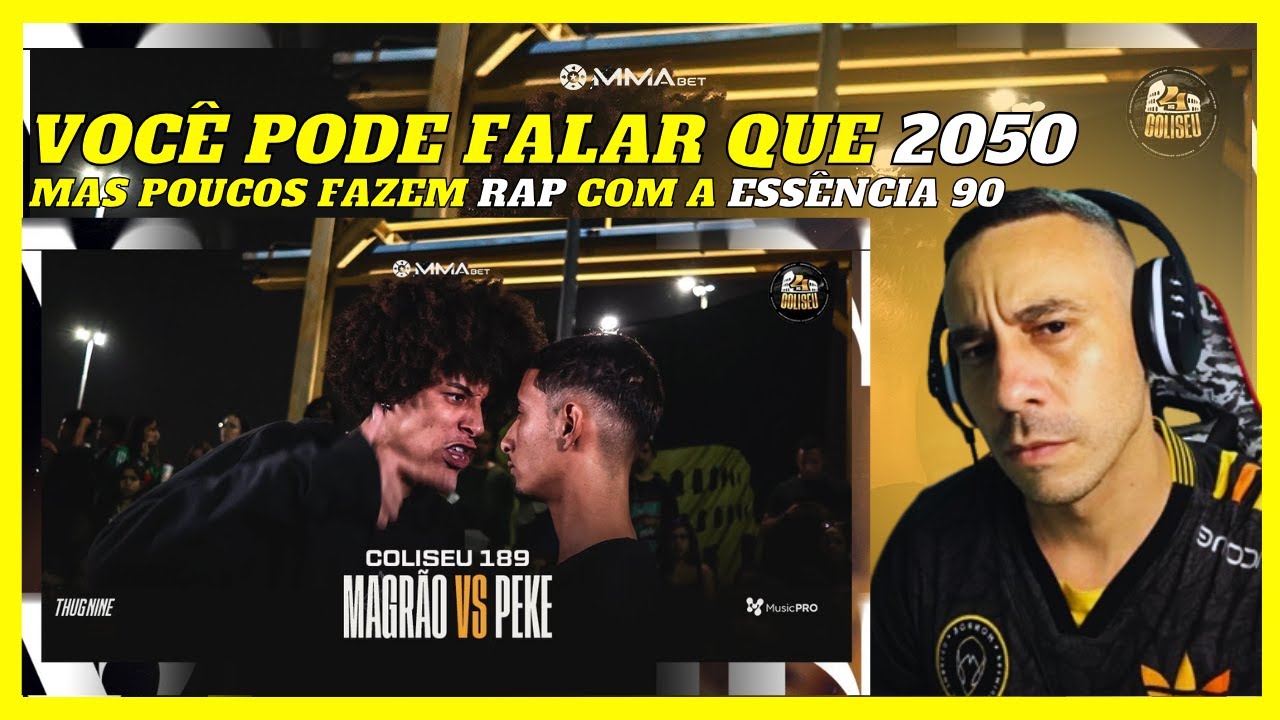 MC ZEN REACT- CLIMA QUENTE 🔥😯 MAGRÃO X PEKE   BATALHA DO COLISEU   EDIÇÃO 188   PRIMEIRA FASE