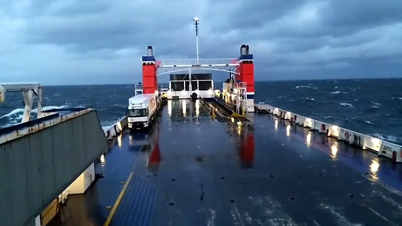 На пароме из Лиепая в Травемюнде.