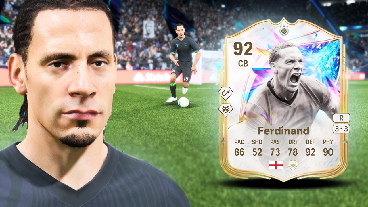92 FERDINAND ICON SWAPS PLAYER REVIEW IN FC 26 | FC 26 ULTIMATE TEAM
