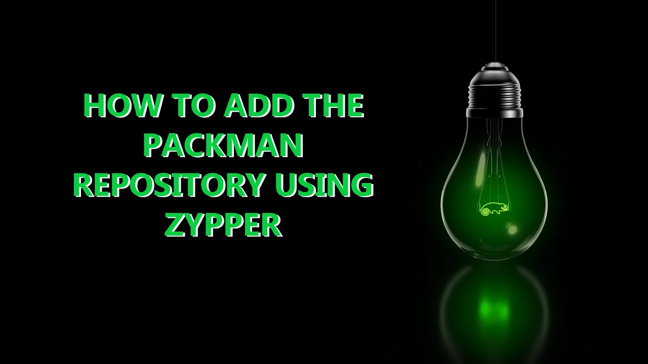 openSUSE Leap - How to add Packman repository using Zypper