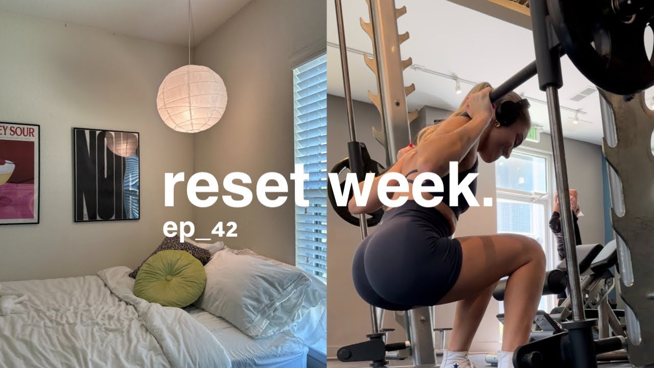 productive reset week: college move-in & getting settled