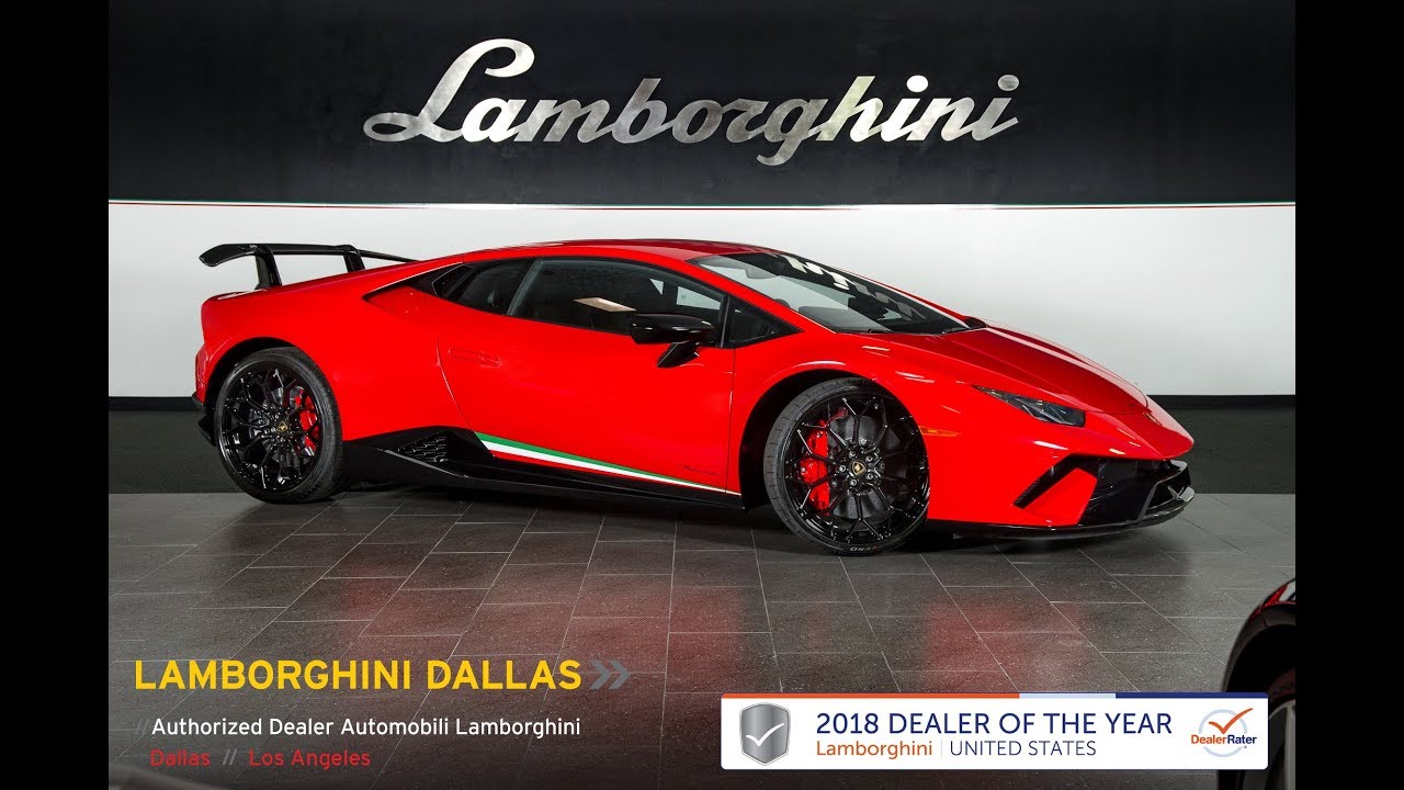 2018 Lamborghini Huracan Performante Rosso Mars 18L0092