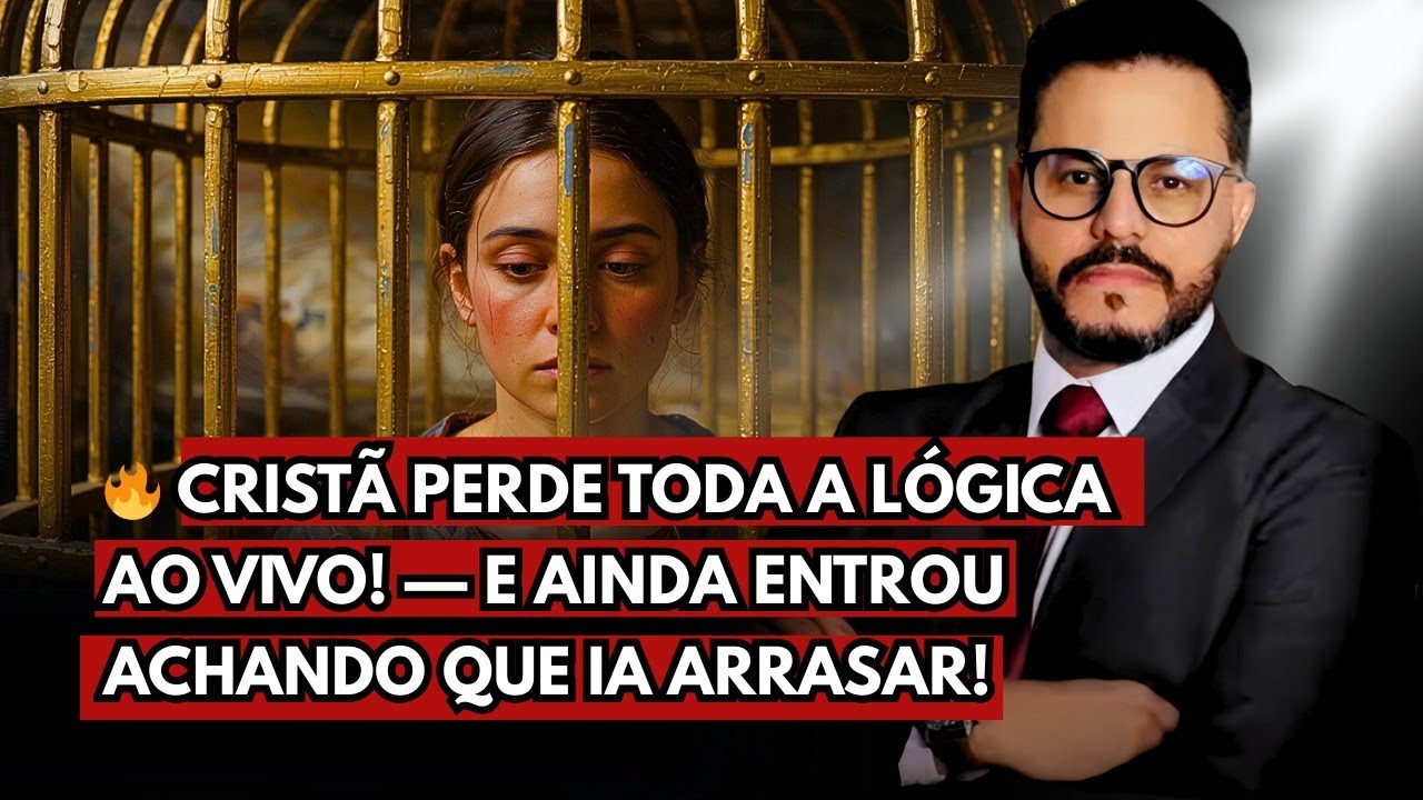 CRISTÃ ENTRA NA LIVE E PASSA VERGONHA TENTANDO EXPLICAR A FÉ!