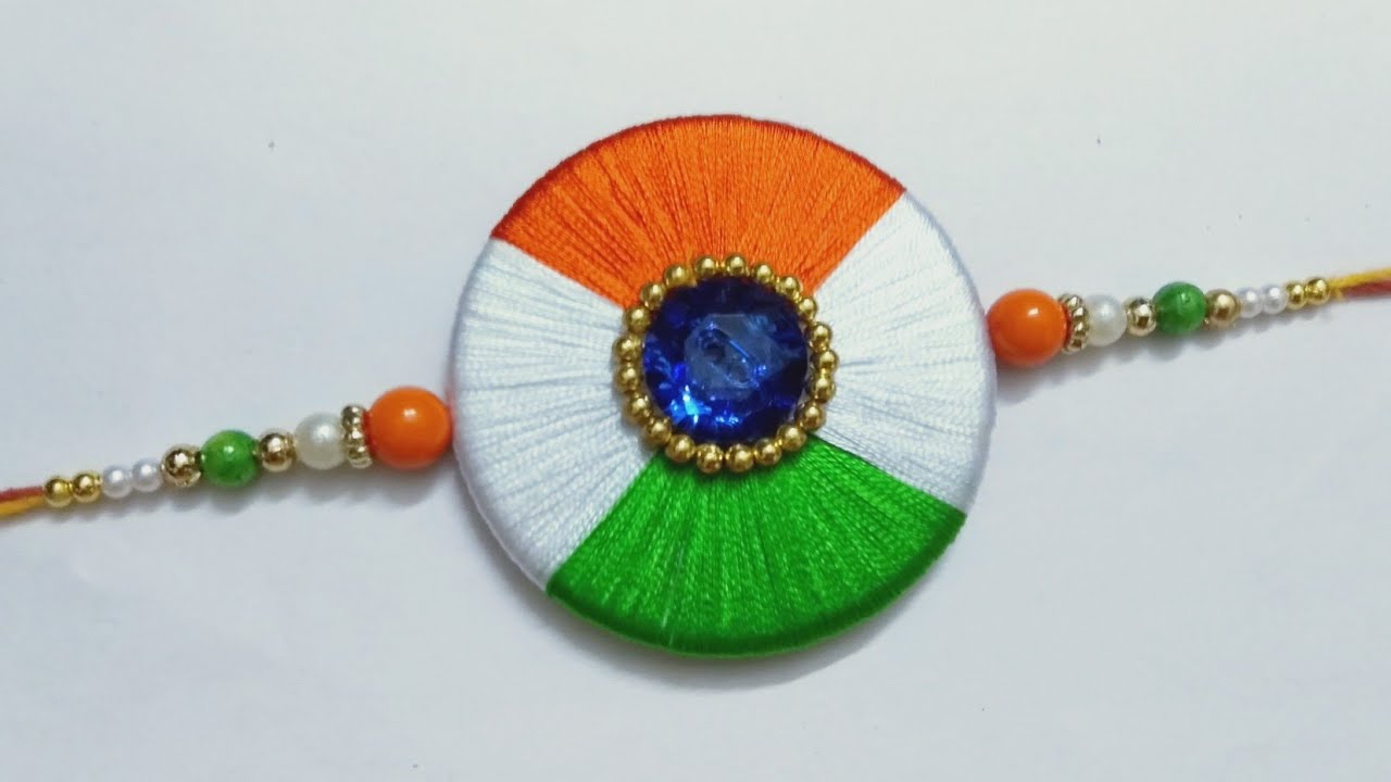 Unique steps|| Indian Tricolour Rakhi