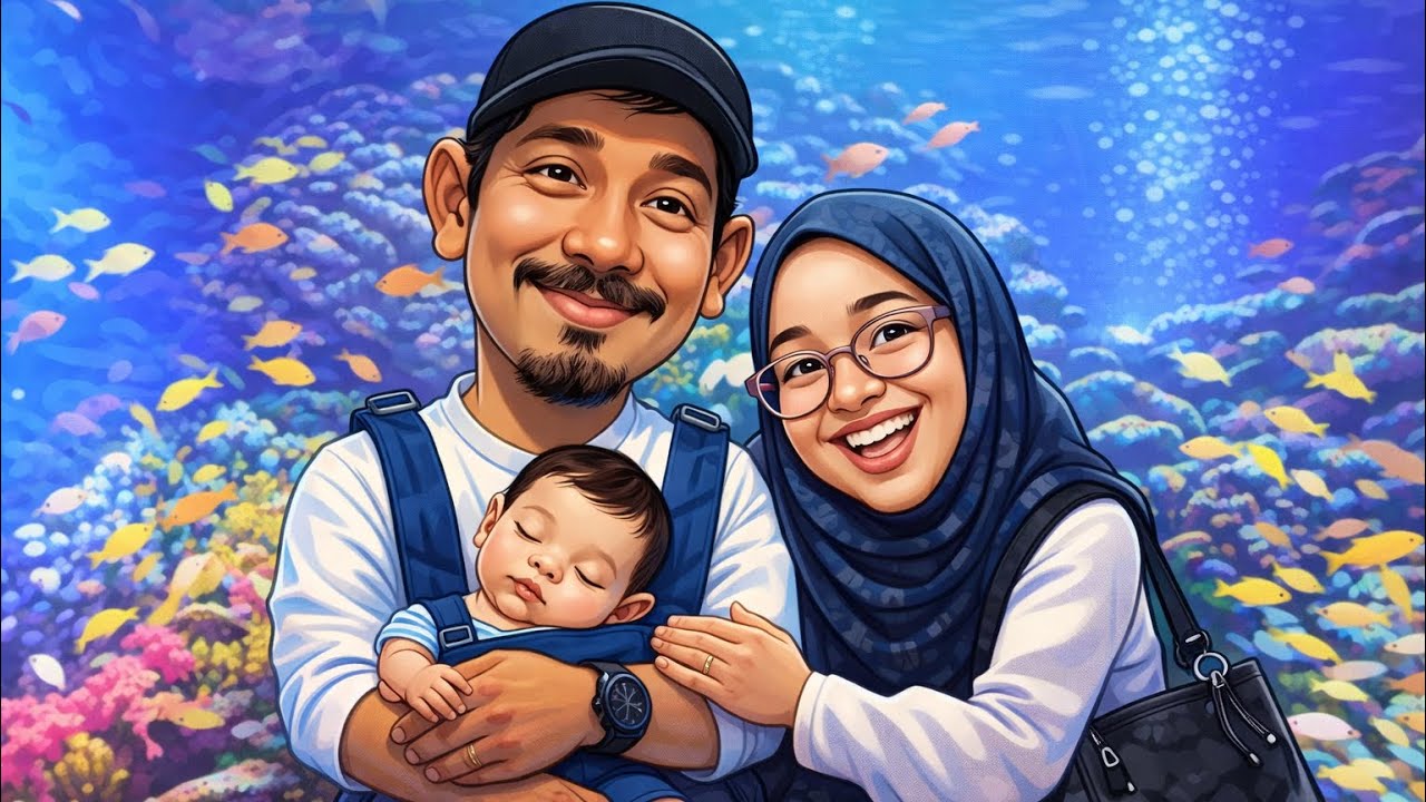 EXPLORE TRIP  | Aishhh, budak Ini tidur pula pergi Aquaria hahaha.