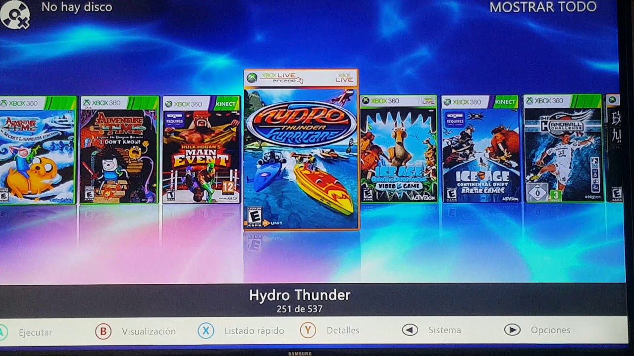Mi coleccion de juegos xbox 360 rgh Aurora de 2 tb