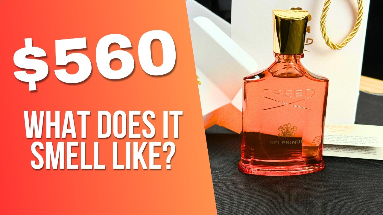 $560?! What does it SMELL like? CREED Delphinus Unboxing + Review