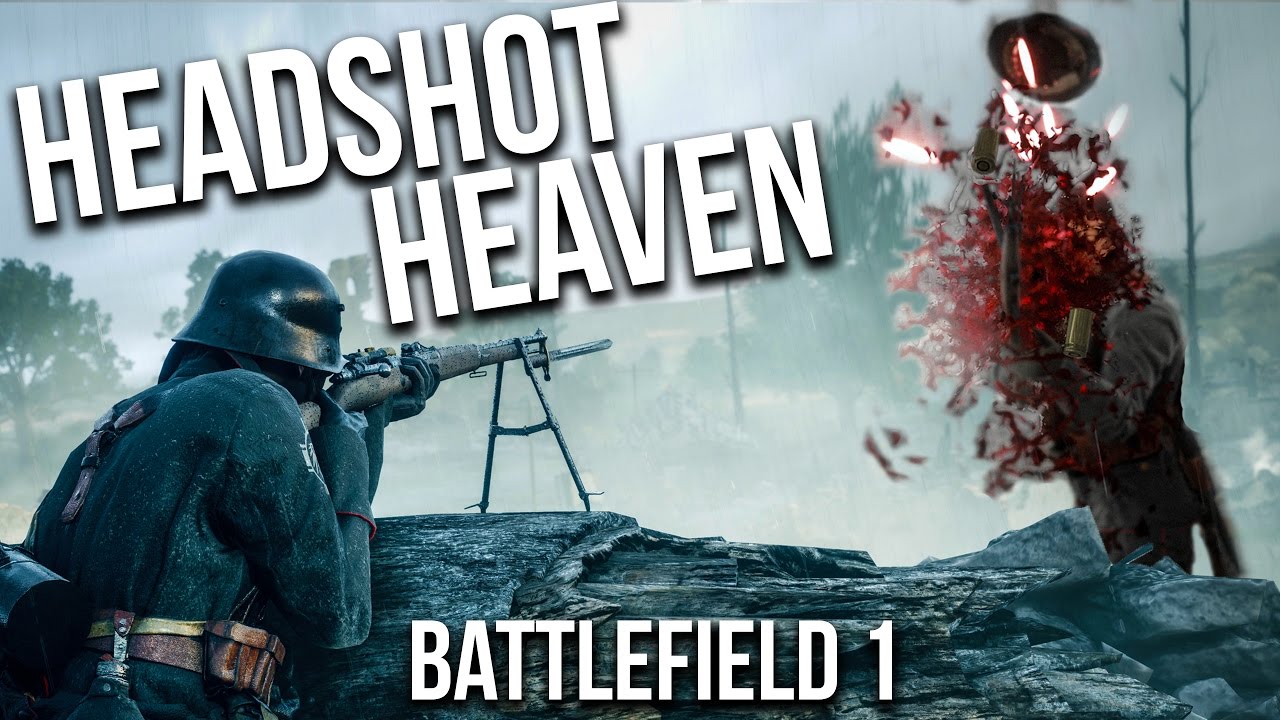 BATTLEFIELD 1 LONG RANGE HEADSHOT SNIPER SPREES | BF1 Scout Gameplay