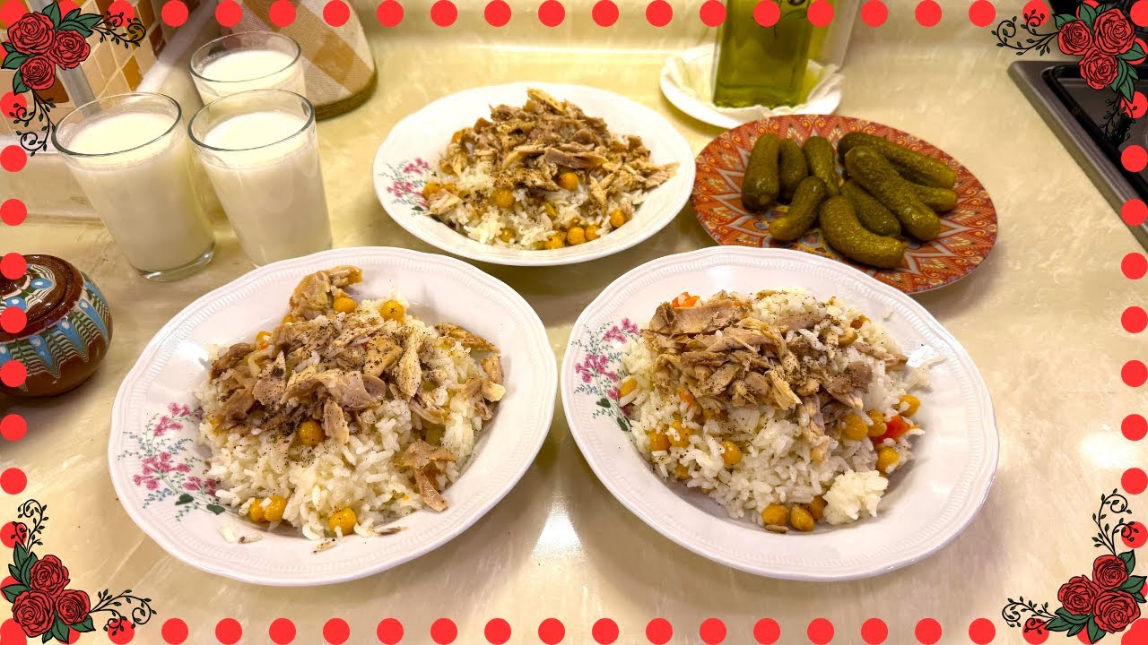 En Lezzetli NOHUTLU TAVUKLU PİLAV Tabak Tabak Yemek İsteyeceksiniz | Tane Tane PİLAV ÜSTÜ TAVUK
