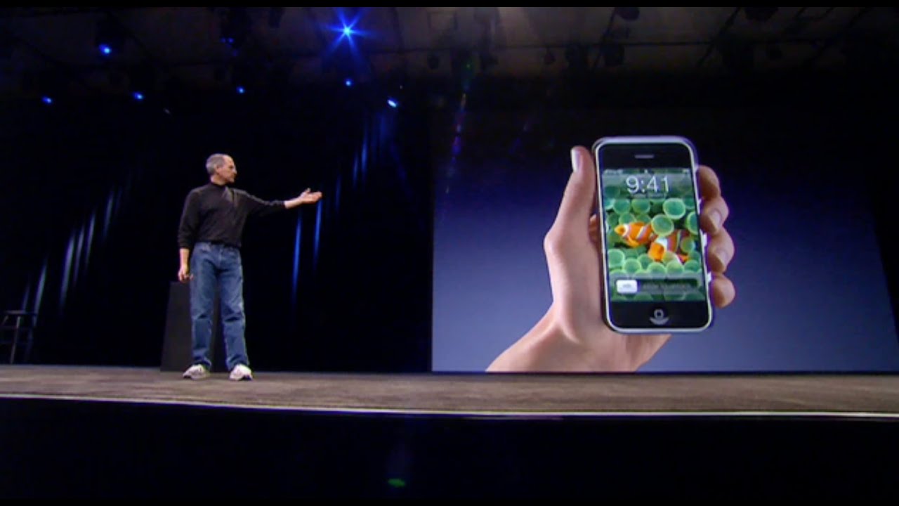 Macworld 2007: Steve Jobs introduces the very first iPhone