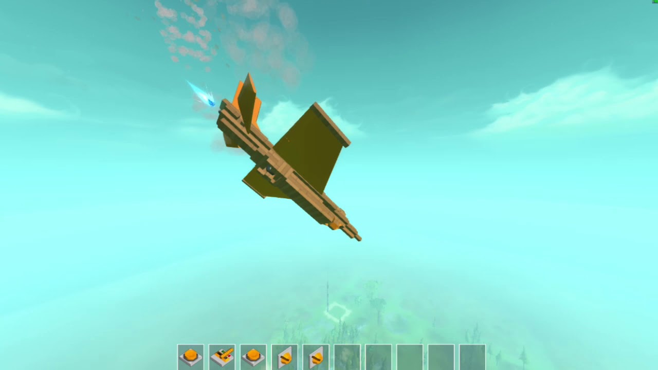 [Scrap Mechanic] Homing missile prototype. (No sound)