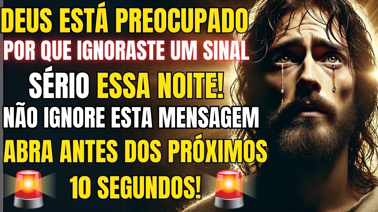 DEUS DIZ- NÃO IGNORE ESTE SINAL EM SUA VIDA, É UMA MENSAGEM PARA VOCÊ,  ABRA ANTES QUE SEJA TARDE!