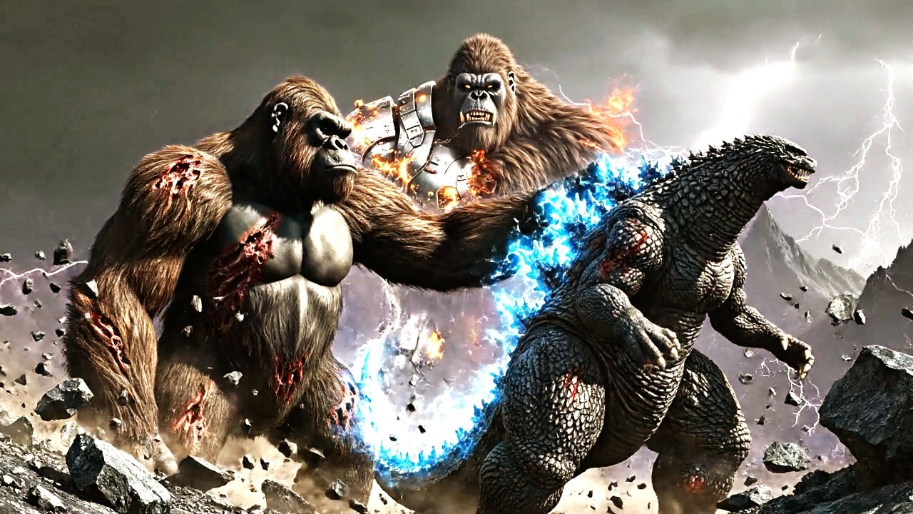 Mega kong vs Godzilla & Kong – Ultimate Monster Battle  Epic Destruction Fight