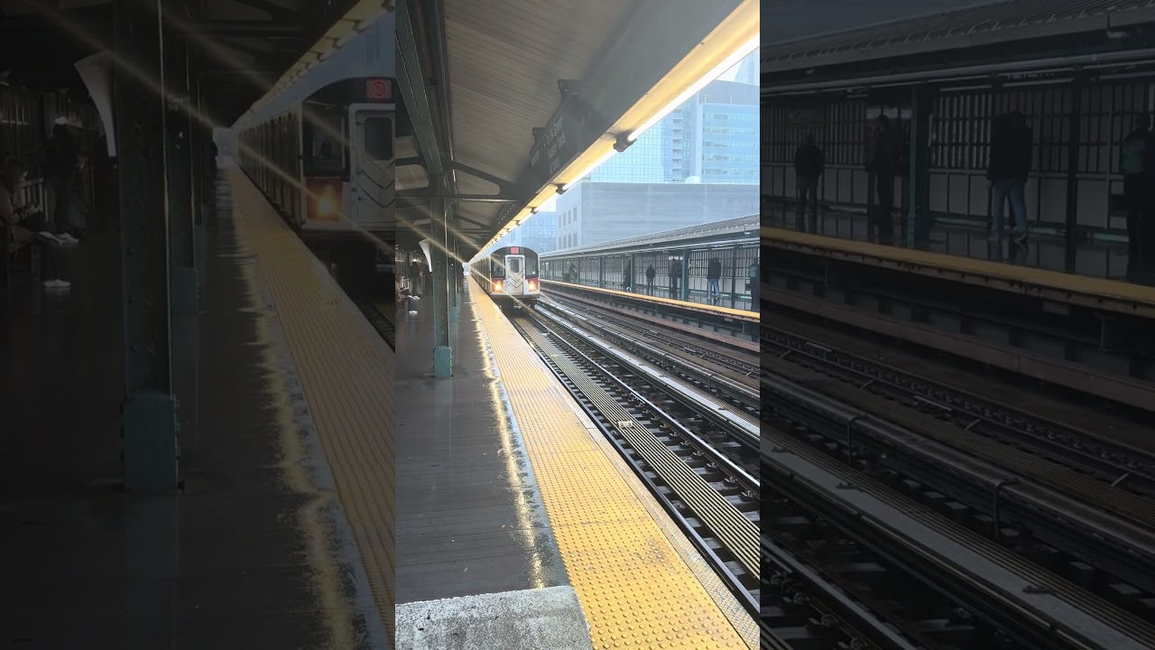 7 train car 7501 approaching Court Sq