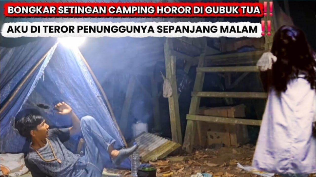 AKU VS PENUNGGU GUBUK TUA DI HUTAN ANGKER!! DI TEROR SEPANJANG MALAM!!