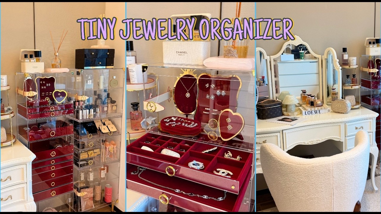 Tiny Jewelry Organizer ASMR 💎 | Restocking & Refilling My Collection (No Talking)