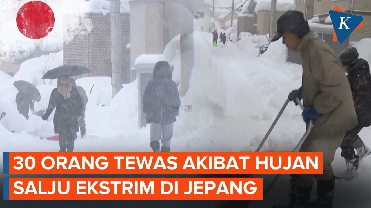 Jepang Dilanda Hujan Salju Mematikan, 30 Tewas Termasuk Nenek 91 Tahun