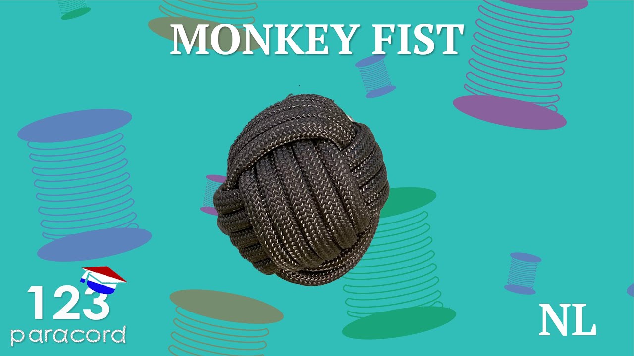 Hoe maak je een monkey fist?  | Paracord tutorial NEDERLANDS