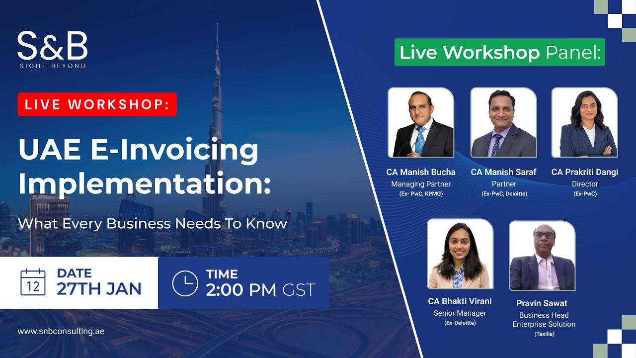 UAE E-Invoicing Implementation: Essential Guide for Businesses | Live Webinar