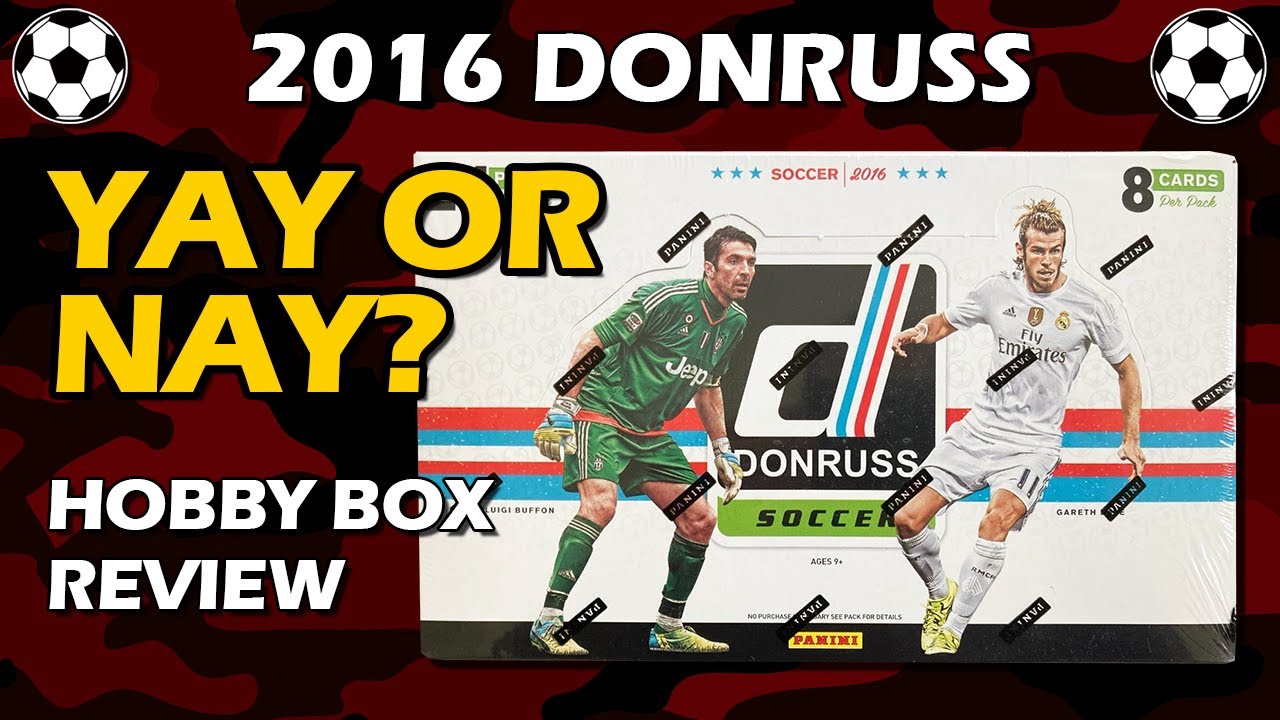 2016 Panini Donruss Soccer Hobby Box Review