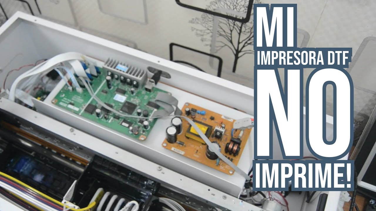 ¡MI DTF A3 NO IMPRIME! ¿Qué hago?