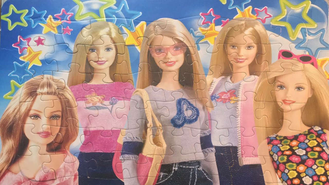 How to put together a jigsaw puzzle,  BARBIE #BARBIE,#PUZZLE