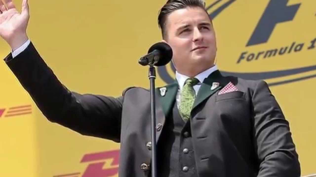 Andreas Gabalier singt die Österreichische Bundeshymne