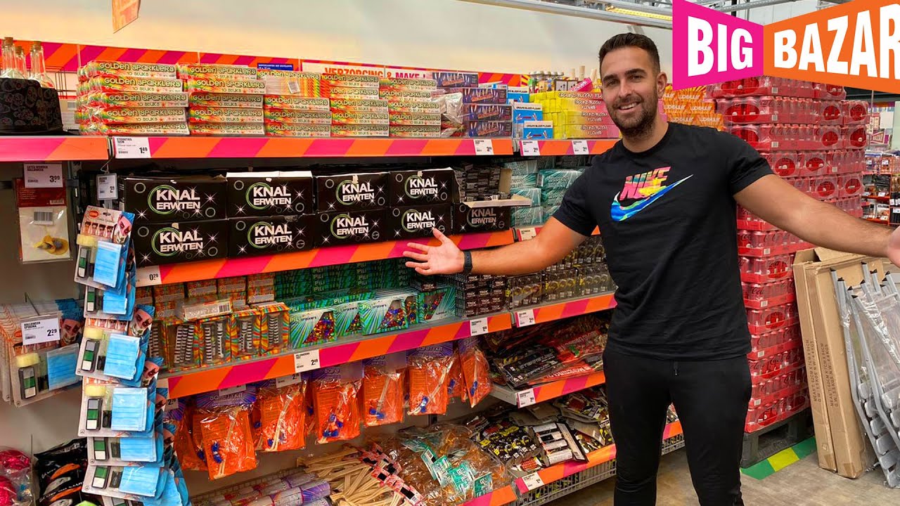 Deze BIG BAZAR Heeft NU al VUURWERK!