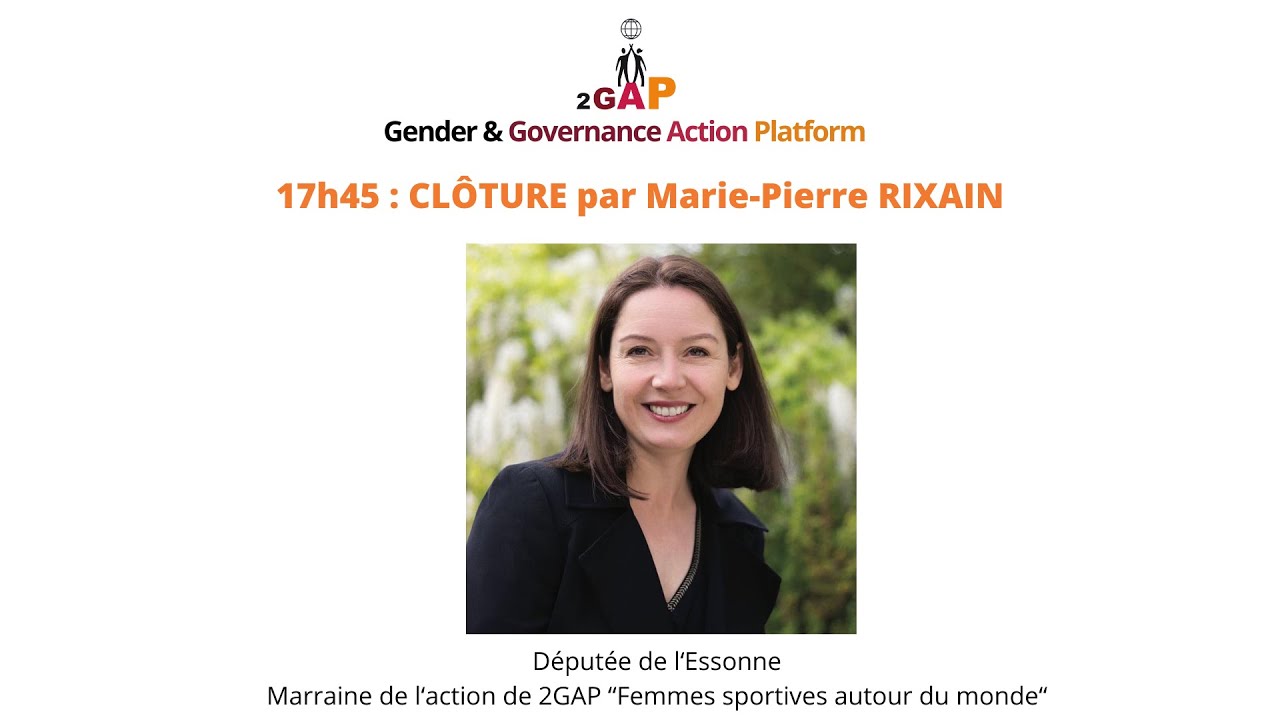 Assises 2GAP 2024 - DISCOURS DE CL&Ocirc;TURE PAR MARIE-PIERRE RIXAIN (6/6)