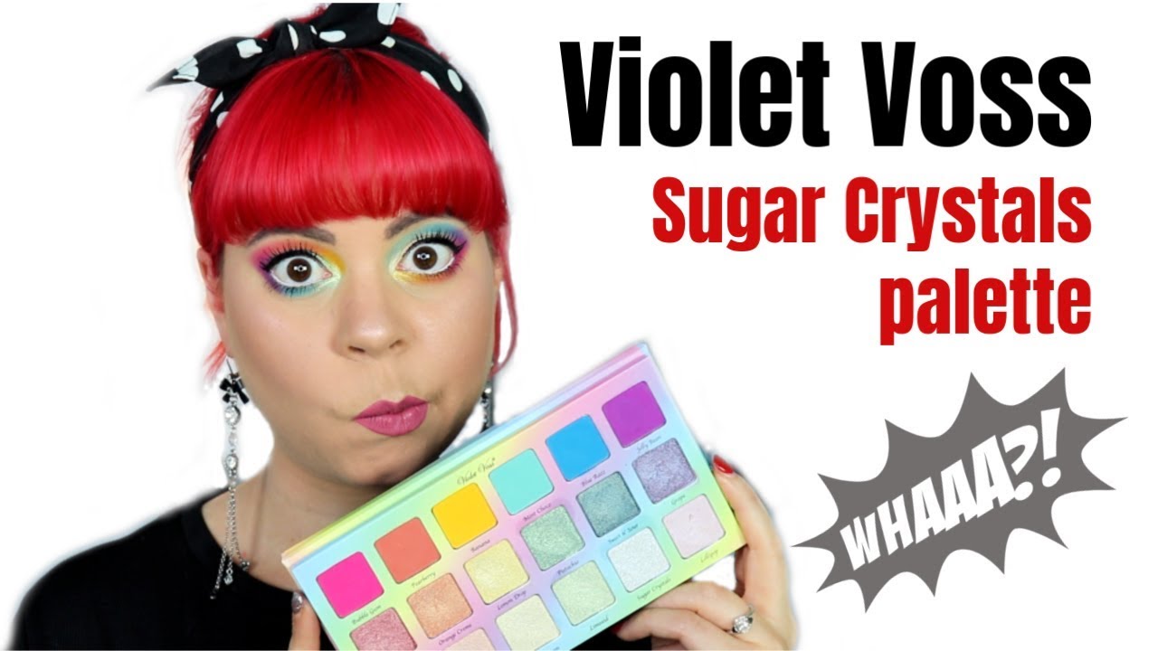 Violet Voss Sugar Crystals palette | First impression, swatches & tutorial