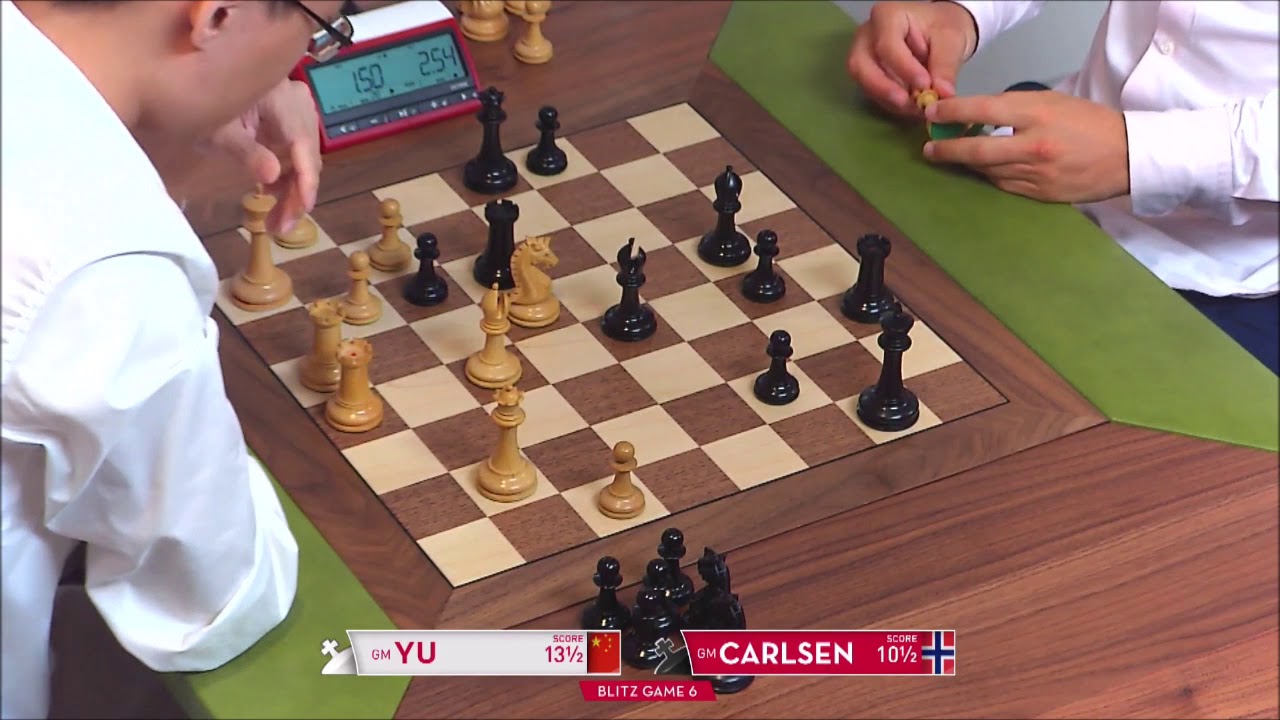 GM Yu (China) - GM Carlsen (Norway) FF + PGN