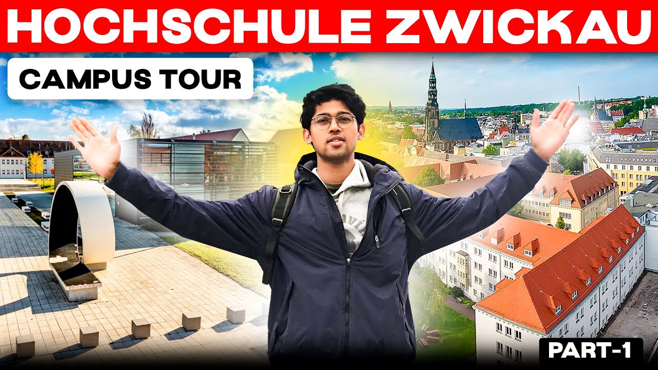 Part 1 : CAMPUS TOUR OF HOCHSCHULE ZWICKAU (study in Germany)