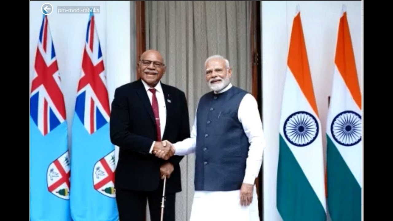 LIVE   India–Fiji Bilateral Ties  Exchange of MoUs on Health and Medical Services   DD India