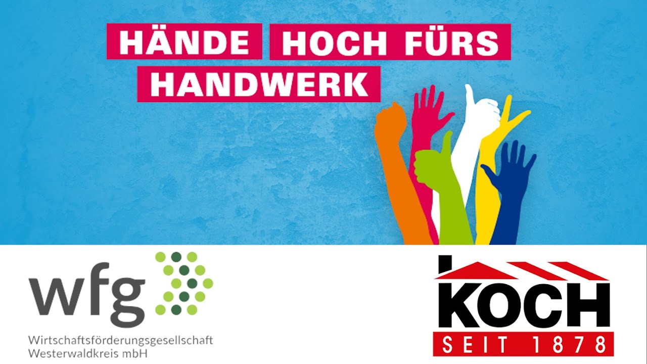 Hände hoch fürs Handwerk || Ein Einblick als Dachdecker bei Koch