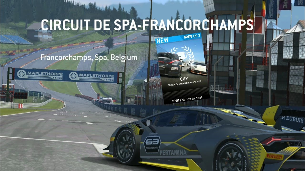 Lamborghini Huracán Super Trofeo Evo vs. STO at Circuit de Spa-Francorchamps - Real Racing 3