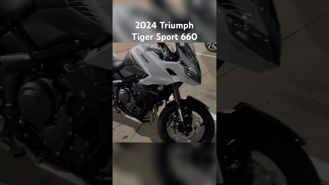 Picked up a new ride! 2024 Triumph Tiger Sport 660 🏍️