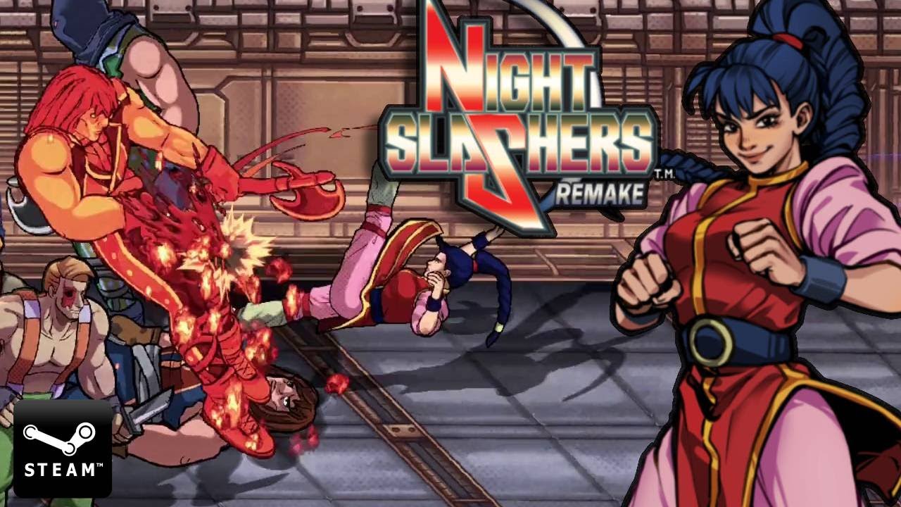 Night Slashers Remake - 1CC/Hong Hua/Nightmare Mode