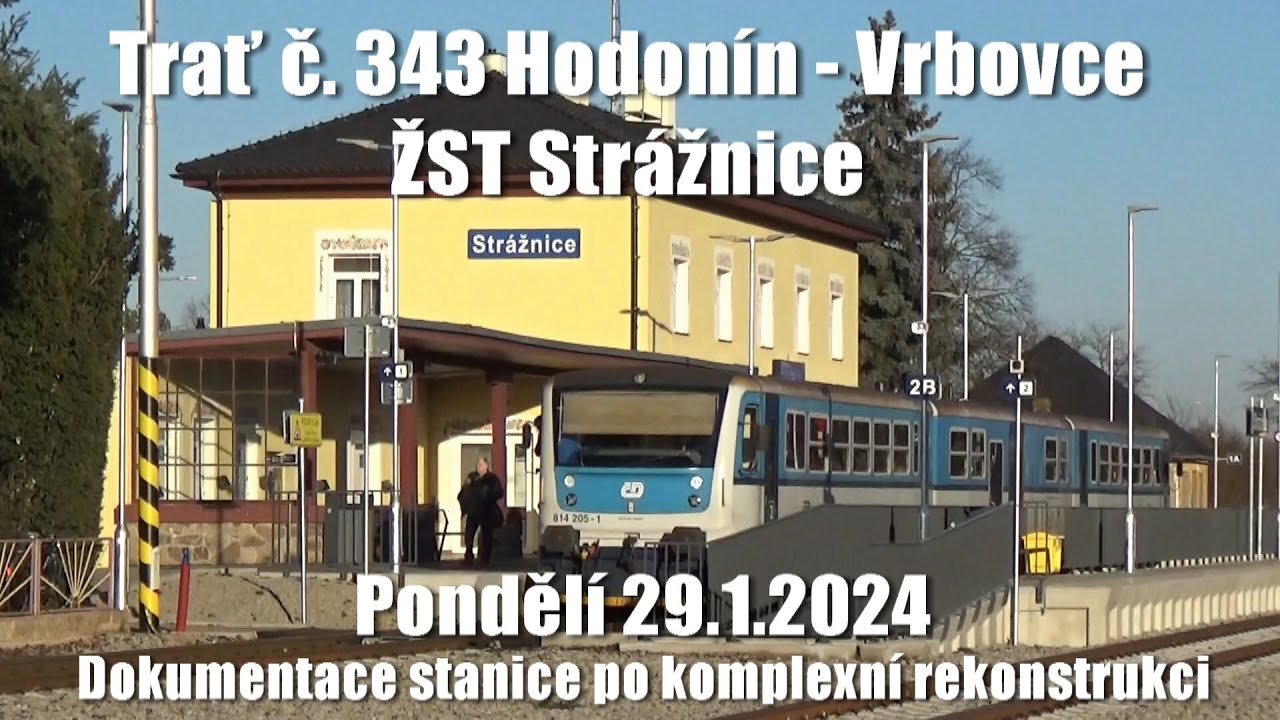 24.01.29 ŽST Strážnice po komplexní rekonstrukci