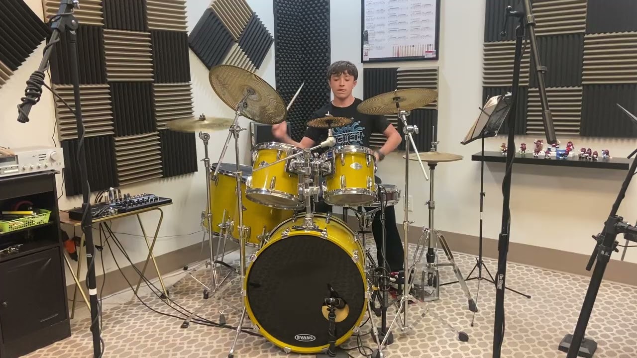 Student Jack playing Open Your Eyes, Dance Gavin Dance.  