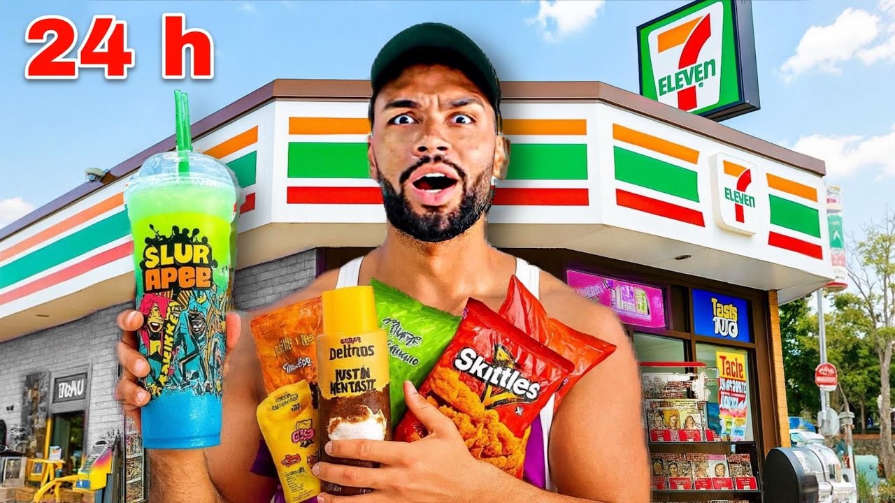 24 STUNDEN NUR 7-ELEVEN ESSEN IN THAILAND! (VERRÜCKT)