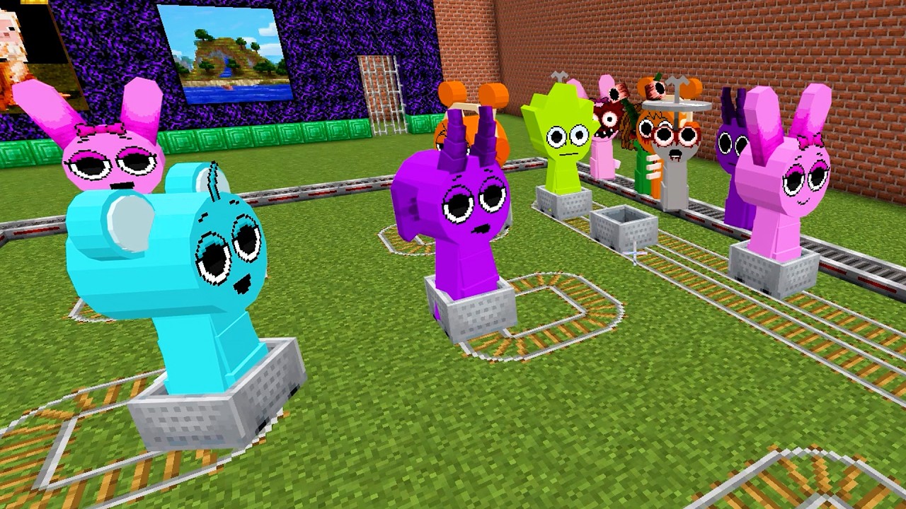 NEW Incredibox Sprunki VS Sprunki Phase2! A Fun Adventure!  Minecraft Bedrock PE/ #49 #sprunki