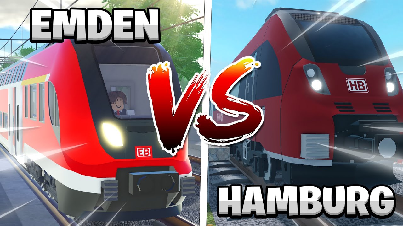 WER hat den BESSEREN ZUG?! Emden vs Hamburg! Roblox