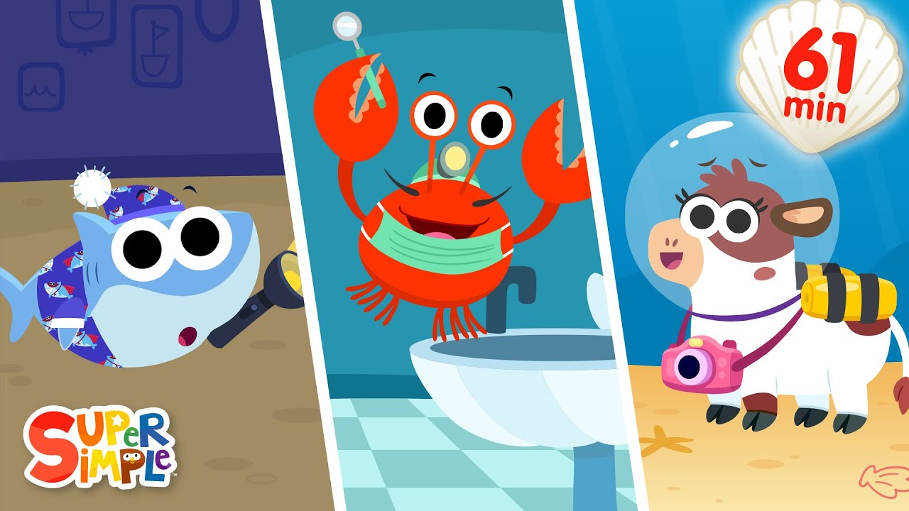 Finny The Shark Full Episode Compilation | Kids Cartoon | Under The Sea