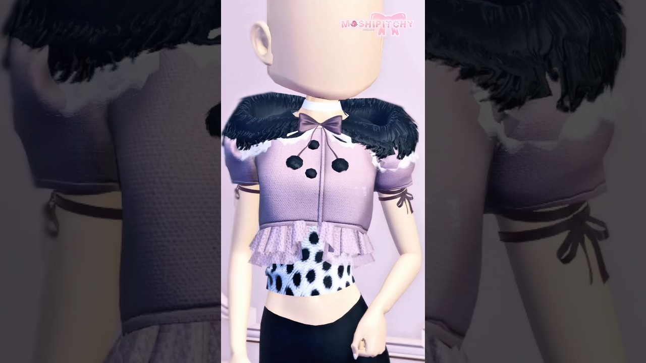 🪻*БЕСПЛАТНО* Урок по созданию милого сочетания топов в игре Dress to Impress #dresstoimpress #roblox